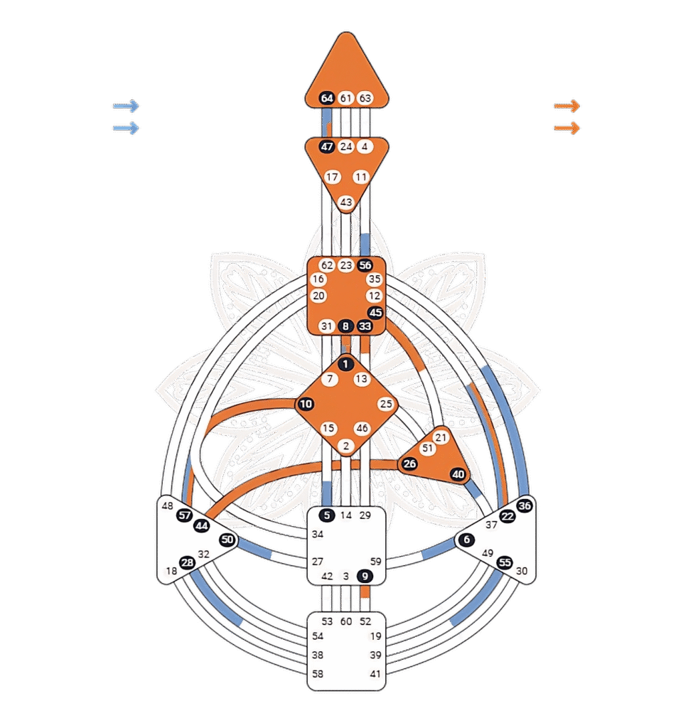 Przykładowy Bodygraf Human Design